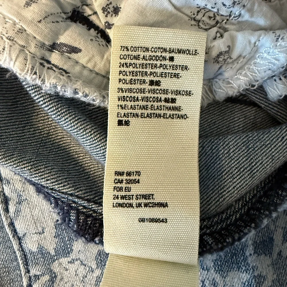 We The Free Floral Flare/Bell Jeans Size 29 - Picture 8 of 10